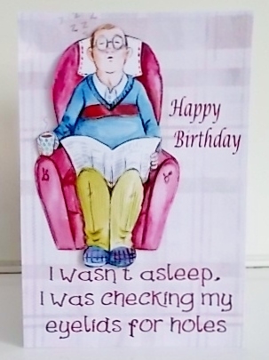 Sleeping Birthday  Male by Pam Stubley