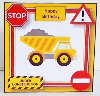 Under Construction - Dump Truck 8x8 by Pam Stubley