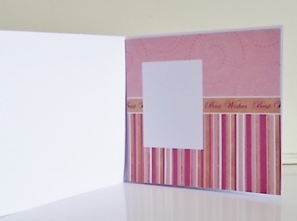Dancing Couple Best Wishes Matching 6inch Split Topper Insert Panel by Pam Stubley