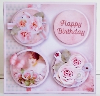 Bygone Days - Round Layers Card Mini Kit by Pam Stubley