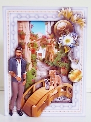 Over the Bridge - Tuscan Village by Pam Stubley