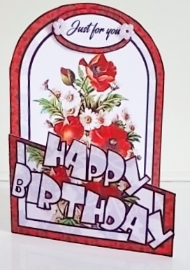 Cutaway Poppies & daisies by Pam Stubley