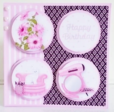 Girly Things - Round Layers Card Mini Kit by Pam Stubley