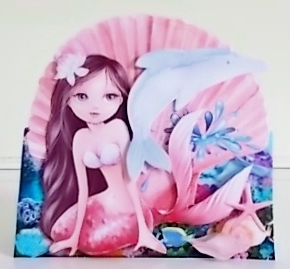 Little Mermaids 2 - 6x6 Complete Card & Envelope Kit by Pam Stubley