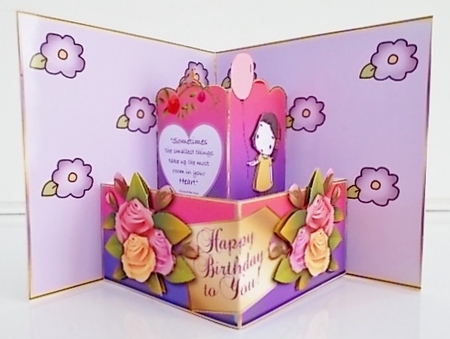 Double Panel Pop Out Card 1 - Multi Occasions Card  by Pam Stubley