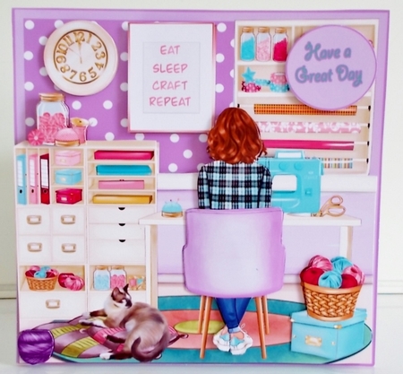 Mini Kit - Eat Sleep Craft Repeat #2 by Pam Stubley