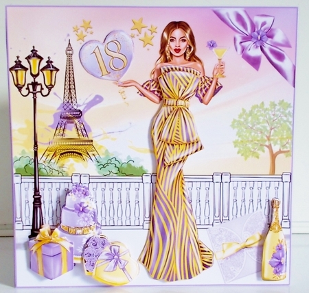 Hello 18 Mini Page Kit with Alternative Card Front by Pam Stubley