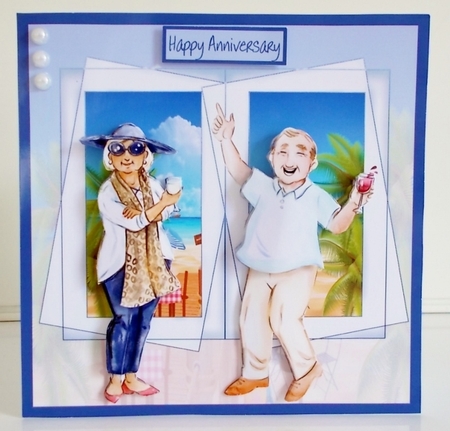 Happy Celebrations 7x7 card by Pam Stubley