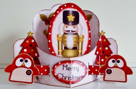 Christmas Spirit - Push n Pull Card Kit by Pam Stubley