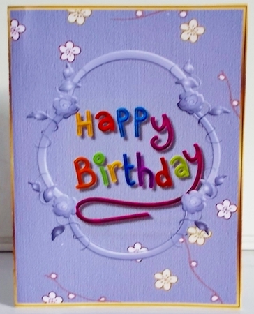 Just for  You Wiper Card by Pam Stubley