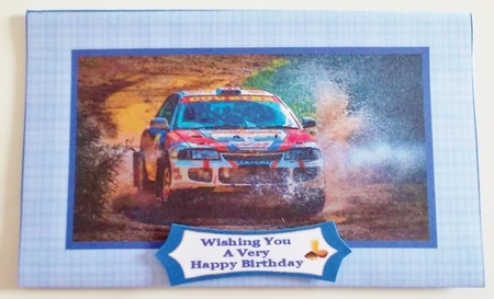 Watching Rally Car Racing - Money Wallet by Pam Stubley