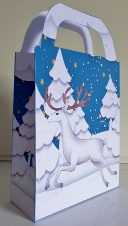Christmas stag gift bag 3 by Pam Stubley