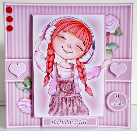 Girl with Headphones 3 Mini Kit Ages 3 to 9 yrs by Pam Stubley
