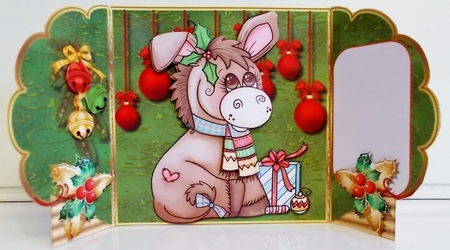 Dilly Donkeys Christmas Wish by Pam Stubley