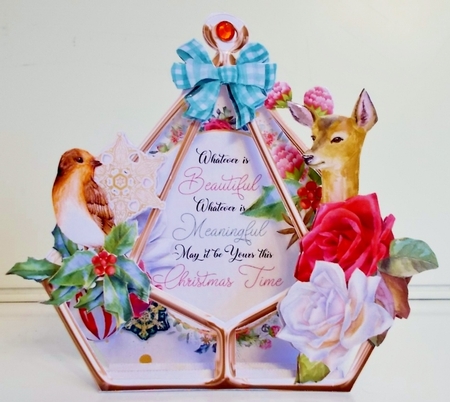 Merry & Bright 2 3d Terrarium Cards & Envelopes Kit by Pam Stubley