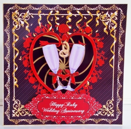 Ruby Wedding Wishes by Pam Stubley