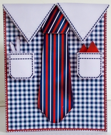Mens Shirt 04 - Decoupage Card Kit by Pam Stubley