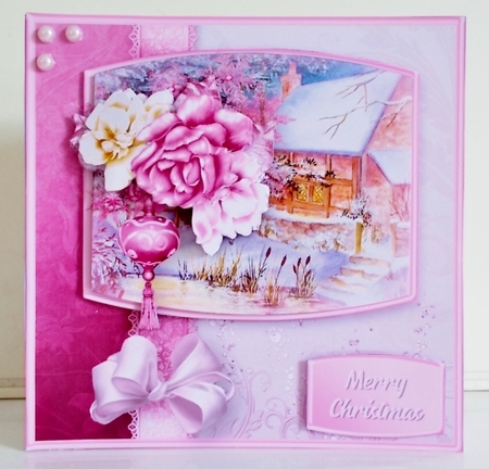 Snowy Christmas - Decoupage Card Mini Kit by Pam Stubley