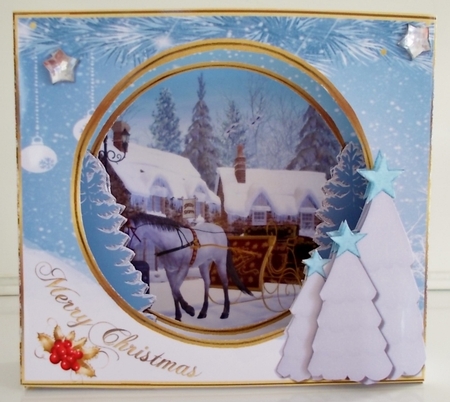 Merry Christmas Diorama by Pam Stubley