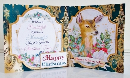 Merry & Bright Selection Box 10 Square Cards & Envelope Set by Pam Stubley