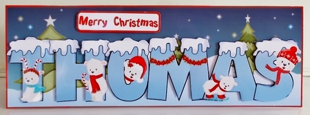 POLAR BEAR NAMES - THOMAS by Pam Stubley
