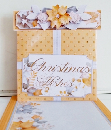Peace & Joy Gift Box Surprise Card by Pam Stubley