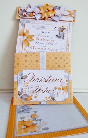 Peace & Joy Gift Box Surprise Card by Pam Stubley