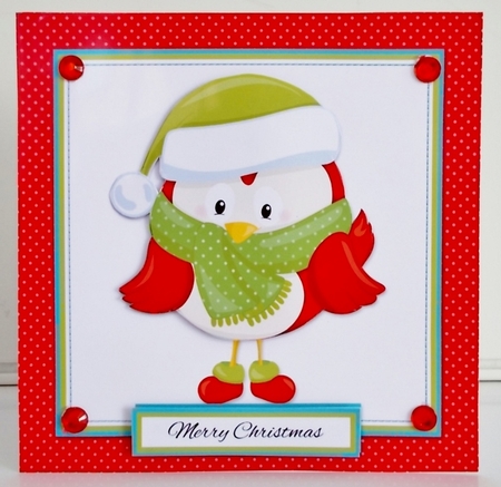 Bundled Up Birdies (Card Six) by Pam Stubley