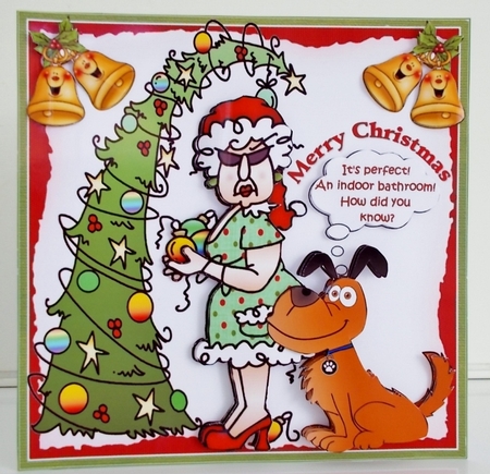 8x8 Doggy perfect Christmas mini kit by Pam Stubley