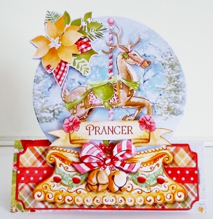 Prancer Snow Globe Mini Kit by Pam Stubley
