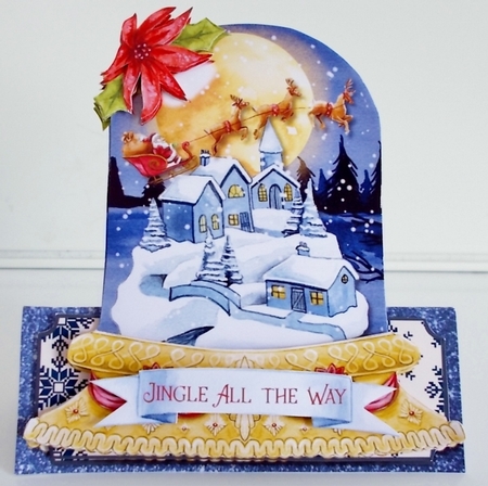 Jingle All the Way Snow Dome Mini Kit by Pam Stubley