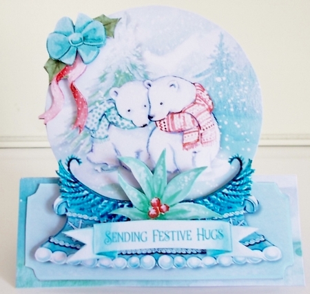 Polar Pals Snow Globe Mini Kit by Pam Stubley