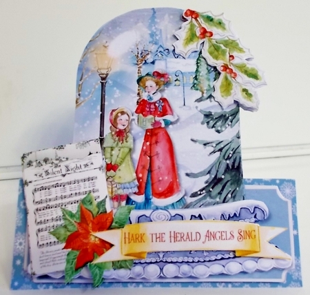 A Wassailing We Go Snow Dome Mini Kit by Pam Stubley