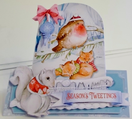 Woodland Friends Snow Dome Mini Kit by Pam Stubley