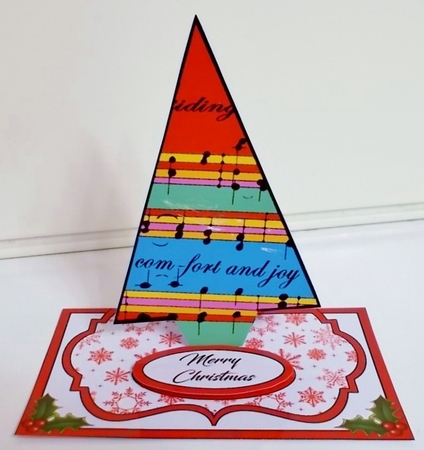 Small easel Musical trees by Pam Stubley