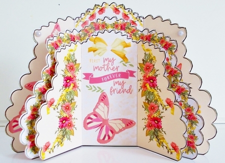Triple Layer Gatefold - Forever Friend Mother by Pam Stubley