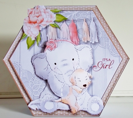 New Baby Girl 1  by Pam Stubley