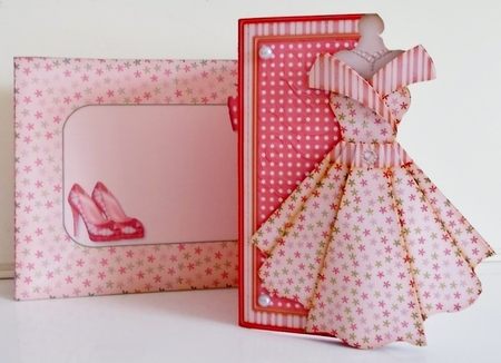 Womens Dress 11 - Decoupage Card Kit by Pam Stubley