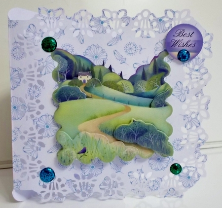 Deckled Edged Card Folder #04 by Pam Stubley