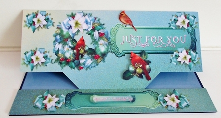 DL CARD, DECOUPAGE, ENVELOPE KIT - TIS THE SEASON by Pam Stubley