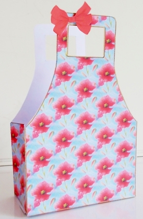 Lovely Rob Pohl Watercolor Poppies Gift Bag by Pam Stubley