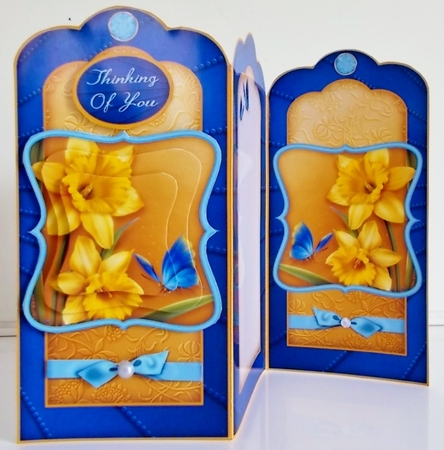 Daffodil Dance - Trifold Card Kit by Pam Stubley