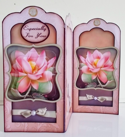 Love Of Lotus - Trifold Card Kit by Pam Stubley