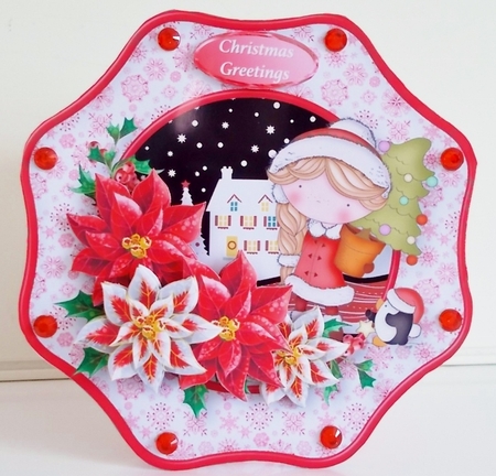 Bringing Home the Tree - Wavy Octagon Card Mini Kit by Pam Stubley