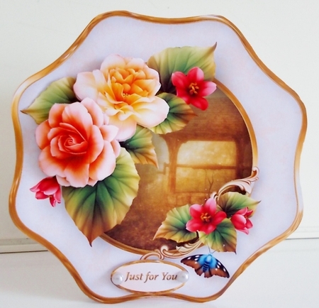Wishing Well - Wavy Octagon Card Mini Kit by Pam Stubley