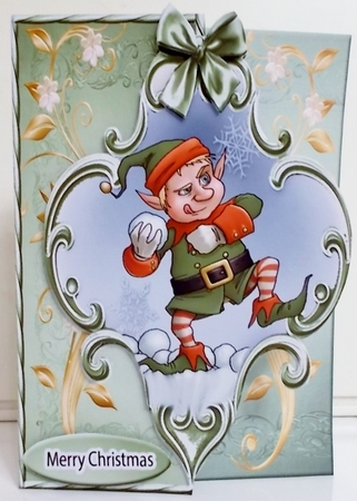 Mini Kit -over the Edge- Christmas Elf by Pam Stubley