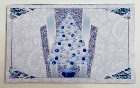 Blue, Blue Christmas - Money Wallet by Pam Stubley