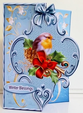 Mini Kit -over the Edge- Christmas Bird by Pam Stubley