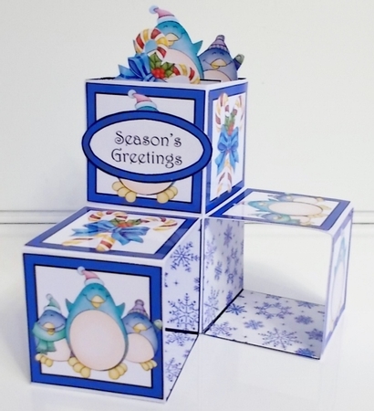 Cube pop-ups Happy Penguins by Pam Stubley