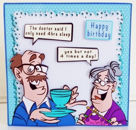 The Doctor Said I Only Need 4hrs Sleep - Decoupage by Pam Stubley